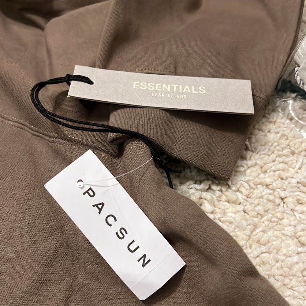 FOG Essentials Harvest Pullover Hoodie Sz L - back logo - Picture 5 of 12